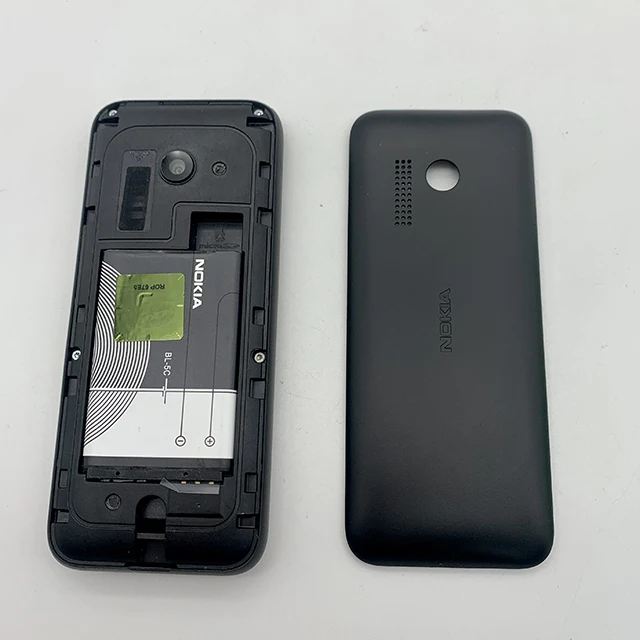 nokia 215 refurbished original mobile phones dual sim card 2g gsm 1100mah unlocked cheap celluar phone dual sim pictures free global shipping
