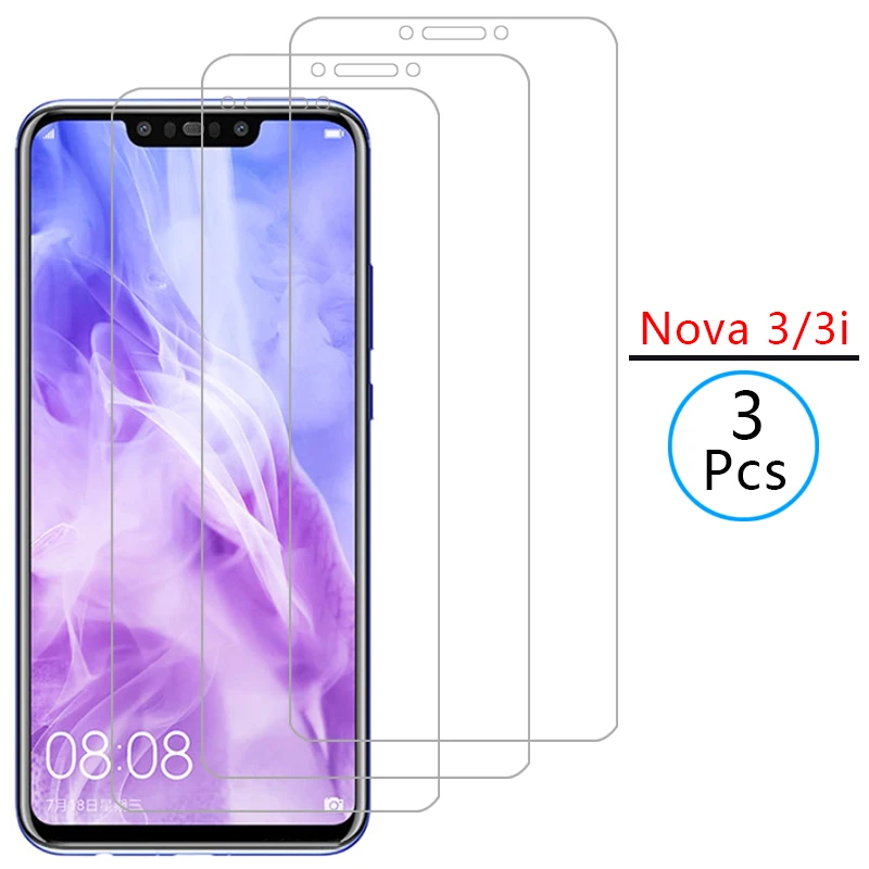 

protective glass for huawei nova 3 3i screen protector tempered glas on nova3 nova3i 3 i i3 safety film huawey huwei hawei huawe