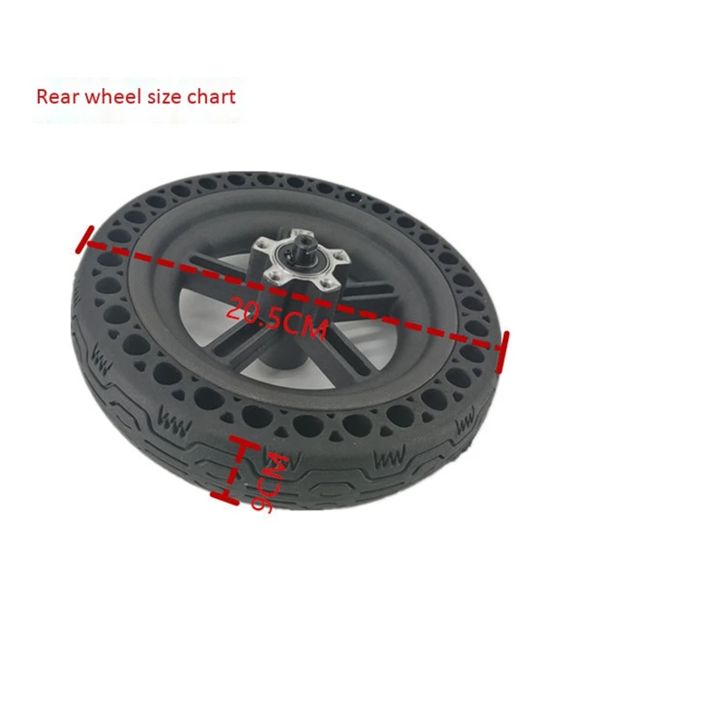 

Electric Scooter Rear Tire with Wheel Hub Disc Brake Set Scooter Back Tyre for Xiaomi M365 Electric Scooter Spare Parts