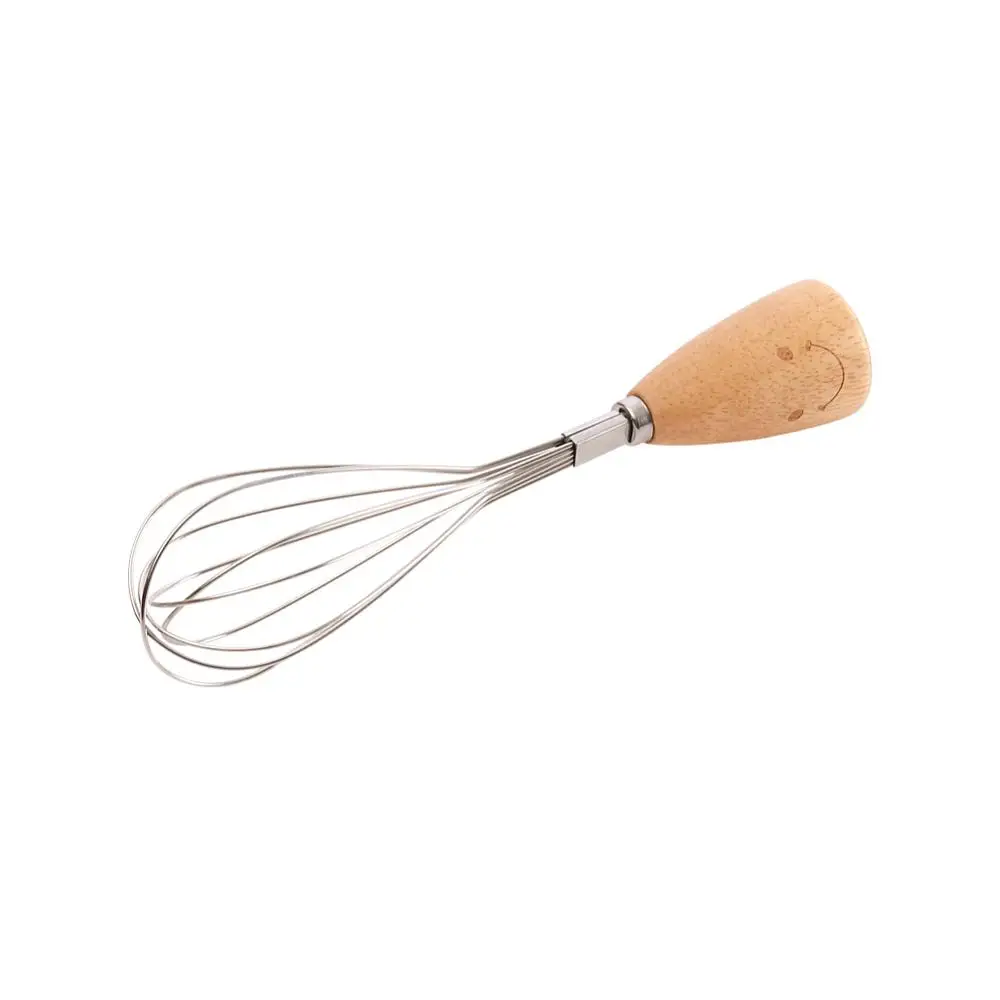 Венчик с деревянной ручкой для крема молока кофе масла напитков Ручной смеситель