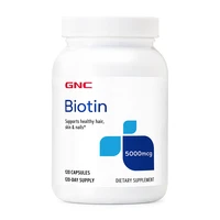 free shipping biotin 5000 mcg supports healthy hair skin nails 120 capsules