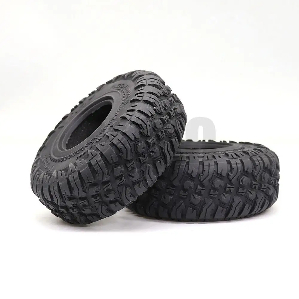 MJRC 1,9-дюймовые 118 мм резиновые шины для Traxxas 1/10 rock track Redcat SCX10 II axial 90046 90047 trx-4 RC4WD d90 d110 TF2 RC автомобиль - Цвет: 2PCS