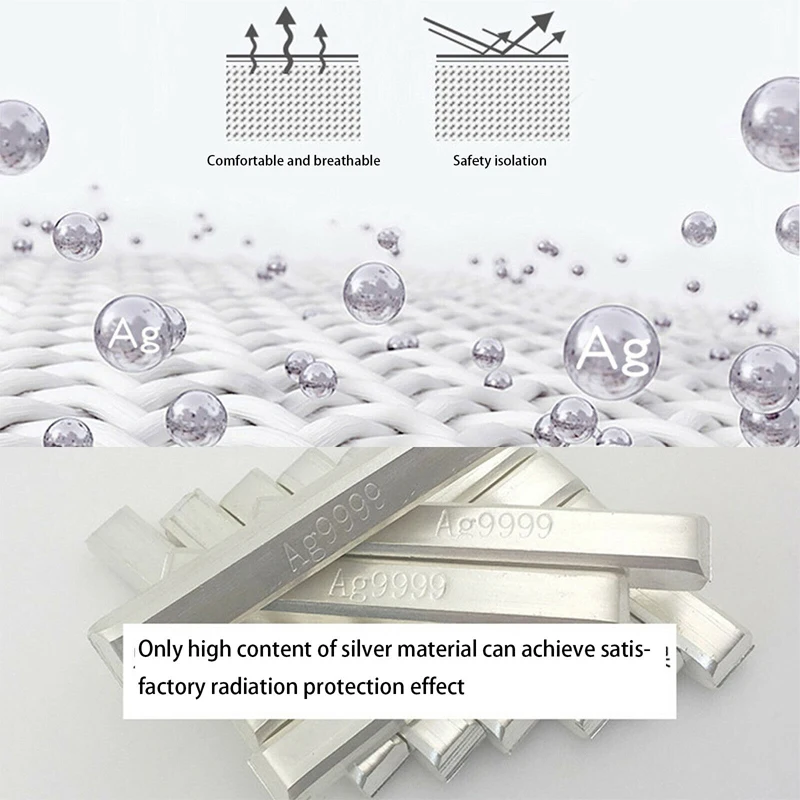 Анти-излучение Серебряное волокно электромагнитная волна радиочастотная