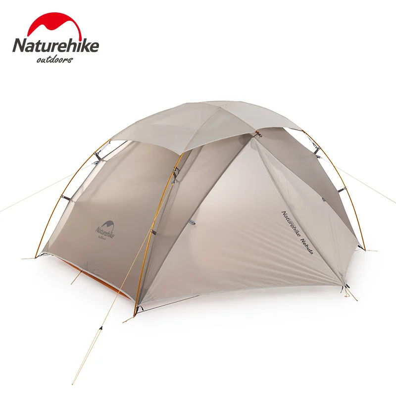 ultralight tent NatureHike от 1 до 2 человек Сверхлегкий Палатка 4 сезона открытый профессиональный с силиконовым покрытием 20D нейлоновые палатки алюминиевый стержень - Цвет: ultralight tent