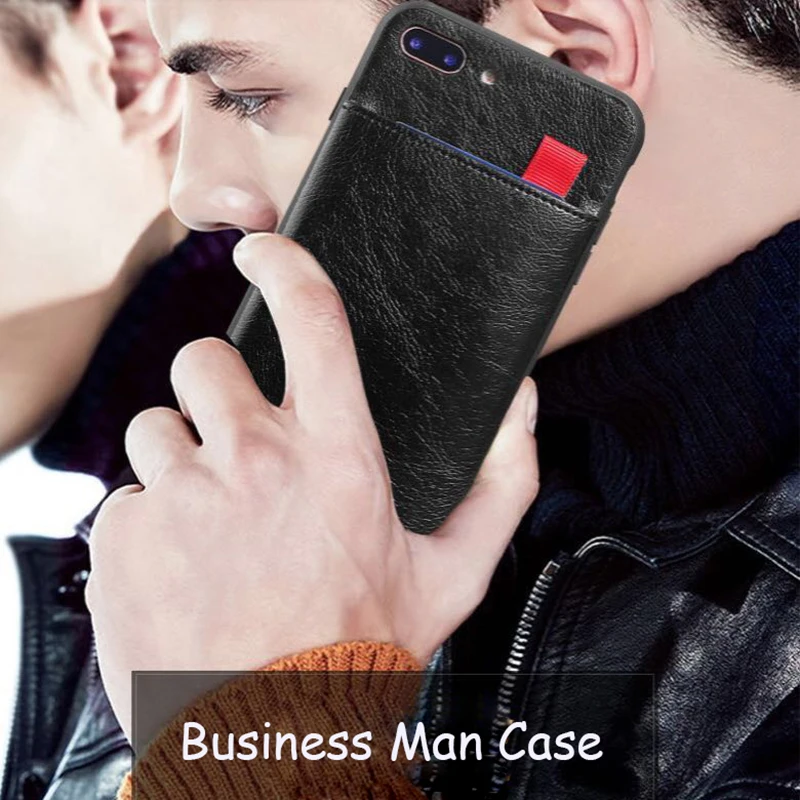 Cover For iPhone 11 Pro Max Case Retro PU Leather Card Slot Wallet Man X Xr Xs 6S 7 8 Plus Cases |