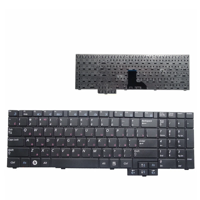 Новая русская клавиатура для ноутбука Samsung R525 R519 NP R719 R618 R538 P580 R528 R530 RU черная