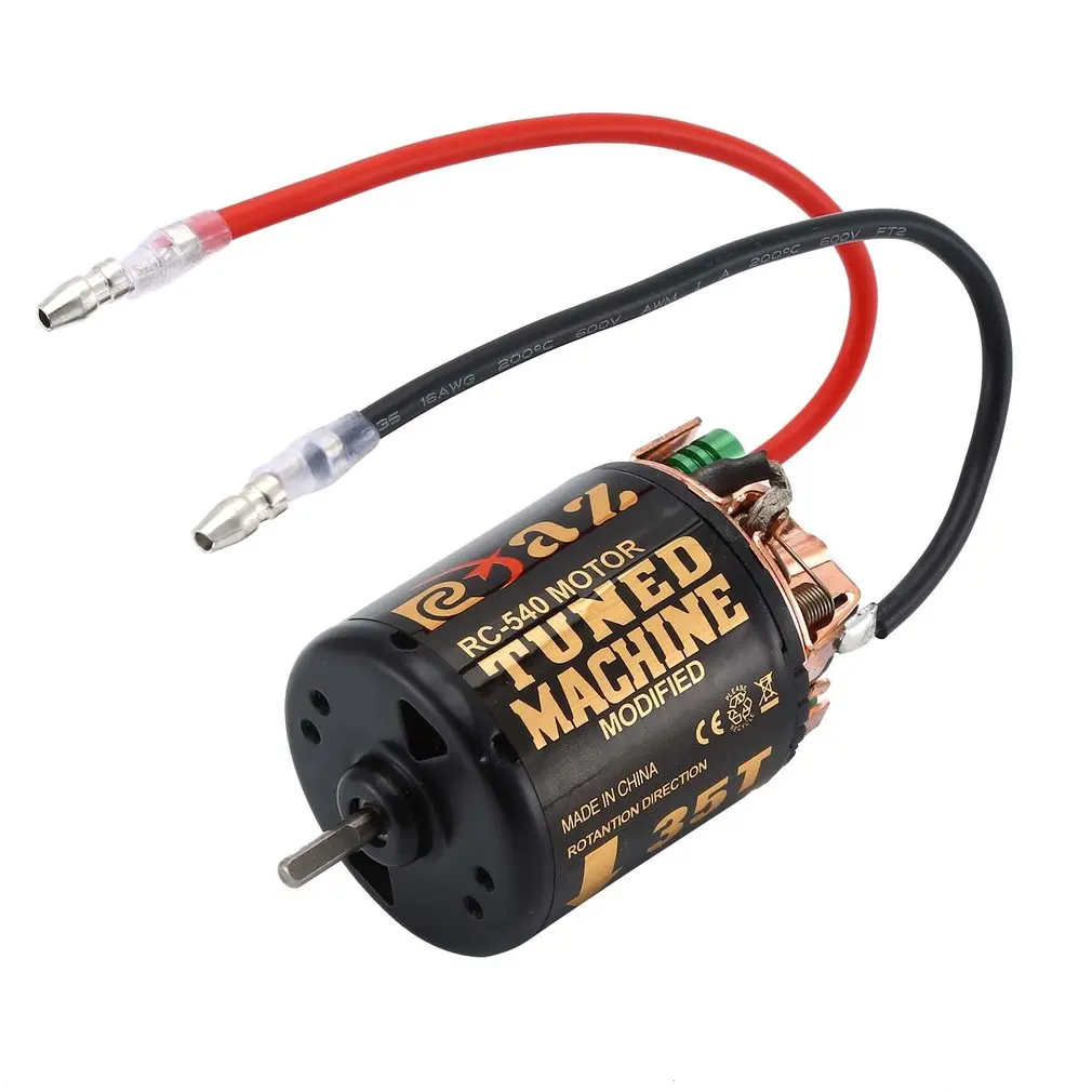 Щеточный двигатель RC 540 35T 45T 55T с контроллером скорости 320 водонепроницаемый ESC для