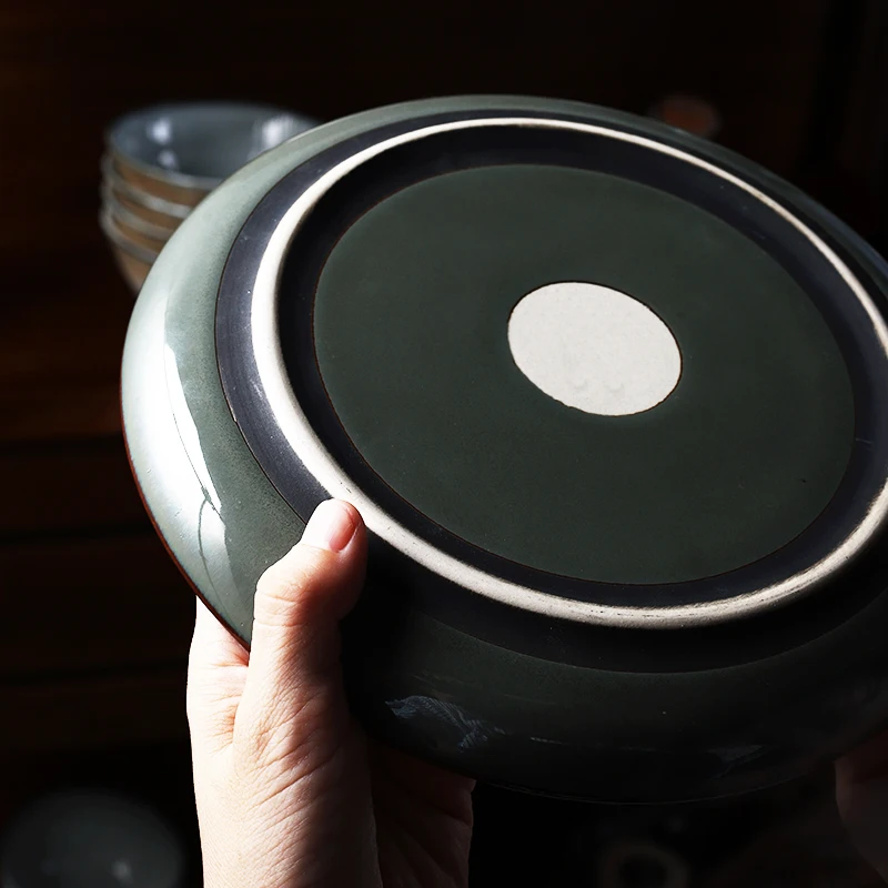 Японская керамическая тарелка RUX для мастерской десертная стейка салата набор