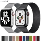 Ремешок для Apple watch band 44 мм 40 мм 38 мм 42 мм, магнитный браслет для смарт-часов iWatch Series 6 5 4 3 se, Apple watch 40 44 мм