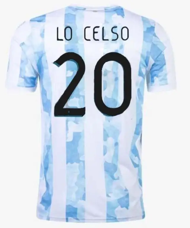 

Copa America finals 2021 ARGENTINA soccer jerseys 21 22 Messi 200 years champions Lo Celso CONCEPT football shirt fans player