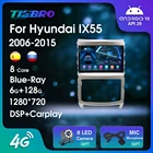 Автомобильный радиоприемник 2DIN, Blu-Ray IPS экран для Hyundai Veracruz IX55 2006-2015, GPS-навигация, Android 10, автомобильное радио, видео, без DVD, 2DIN