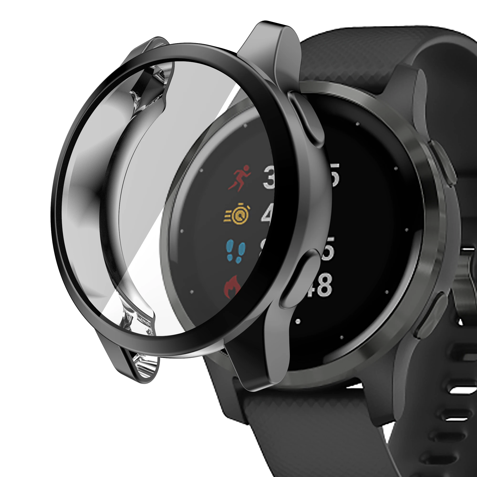 Силиконовый чехол для часов Garmin CAME 2 2S Vivoactive 4 4s 40 мм 45 мягкий бампер защита экрана