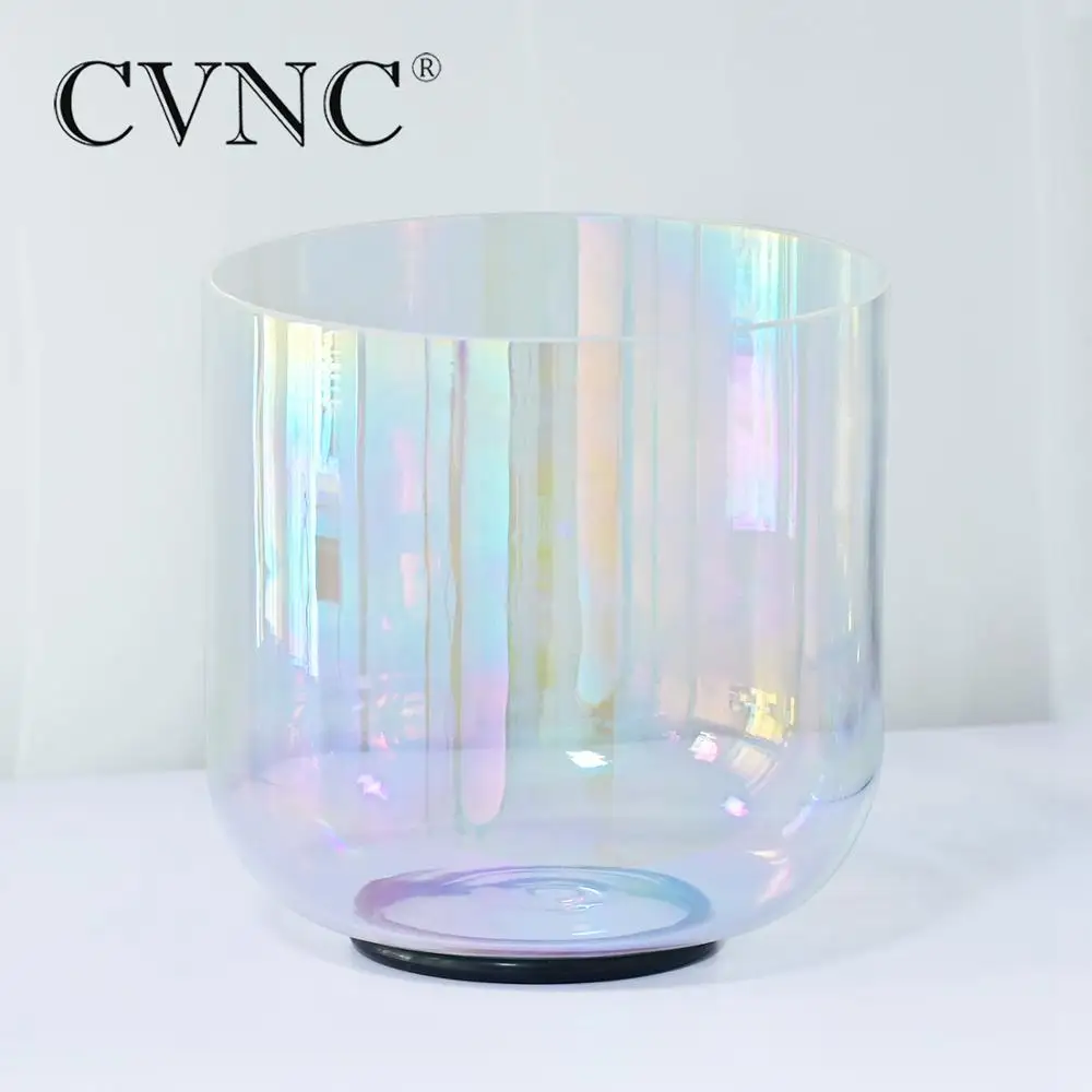 Чакра с космическим светом CVNC 432 Гц 7 дюймов 4 октавы прозрачная кварцевая