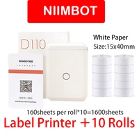 d110 bluetooth label printer portable pocket handheld printer thermal price tag sticker marker home office supplies niimbot
