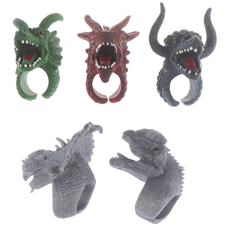 

Hot sale 1Pc Realistic Wild Animals Figure Rings Learning Party Toys for Kids Forest