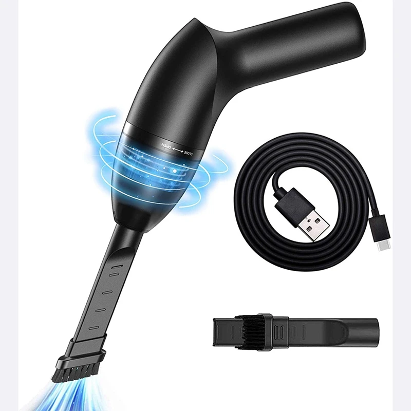 

4.3Kpa Powerful Vacuum: Cordless Rechargeable USB Computer Keyboard Cleaner for Cleaning Dust, Hairs, Crumbs, Piano