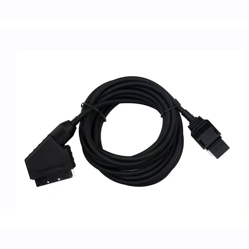 Аудио-Видео AV-кабель RGB Scart 1 8 м соединительные кабели для консоли NES Штекерный