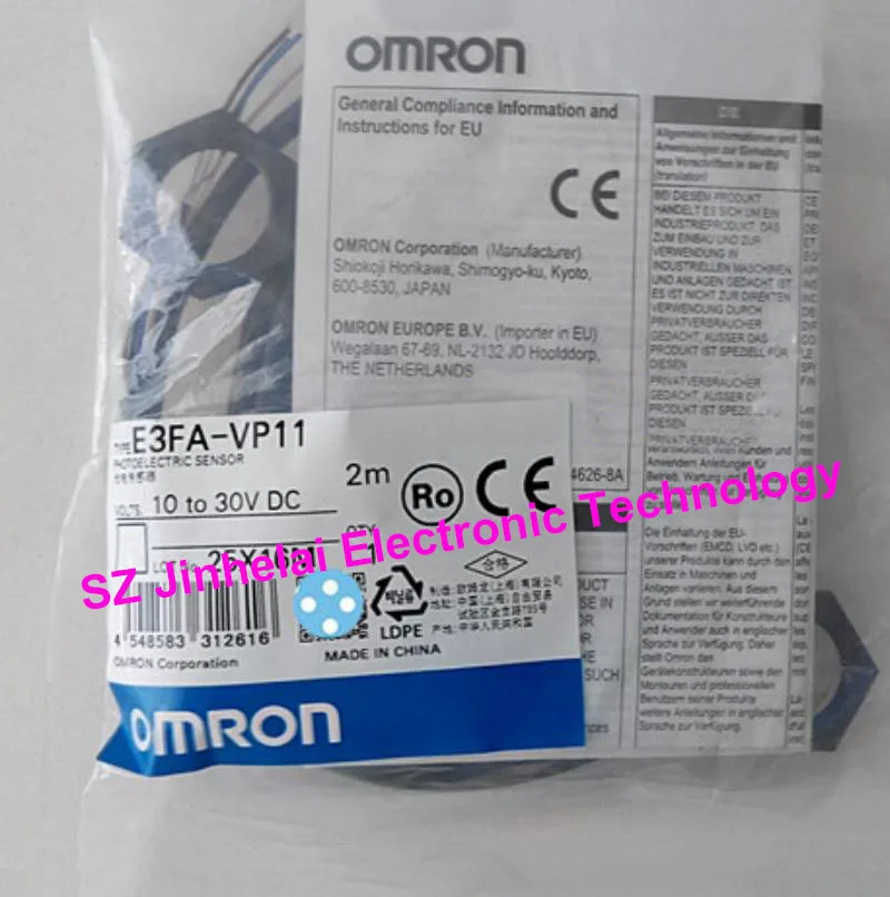 

New and original E3FA-VP11 OMRON Photoelectric sensor Photoelectric switch 2M