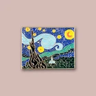 Броши с рисунком Ван Гога, броши для художников, друзей, романтическое деревенское дерево, природный пейзаж, ювелирные изделия