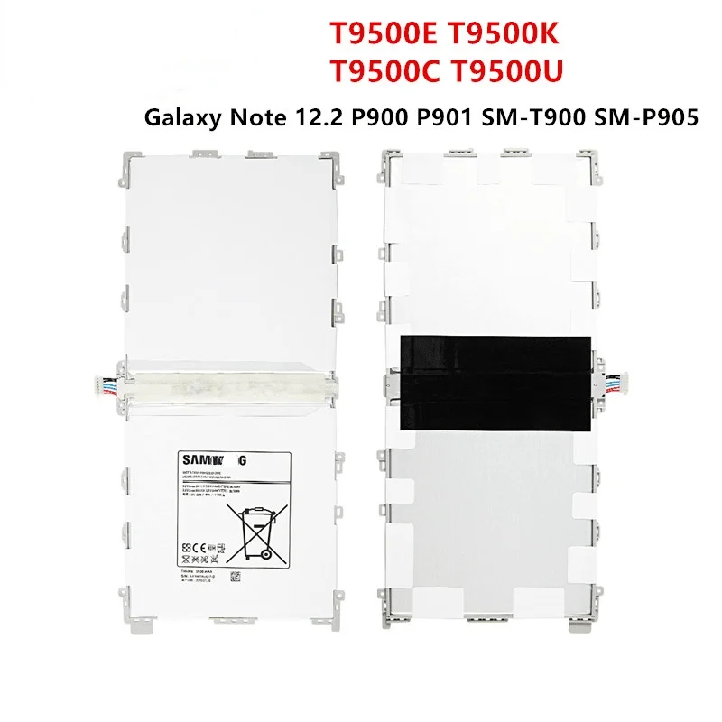 

Оригинальный планшет T9500E T9500K T9500C T9500U аккумулятор 9500 мАч для Samsung Galaxy Note 12,2 P900 P901 P905 T900