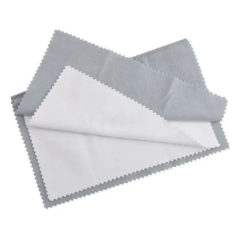 

Pure Cotton Large Jewelry Cleaning Cloths Gold Silver Platinum Jewelry Silverware Tarnish Remover Keep Jewelry Shining W0YA