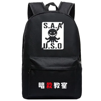 Сумка на плечо для студентов школы убийц школьный рюкзак косплея дорожный ранец
