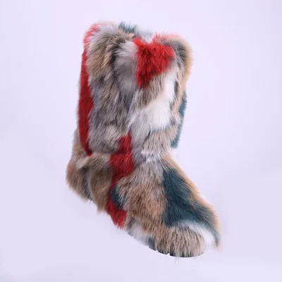 

Nice Ankle Boots For Women Faux For Fur Snow Boots Women Winter Warm Fur Shoes Nice Ankle Boots Women Boot Punk Shoes Female