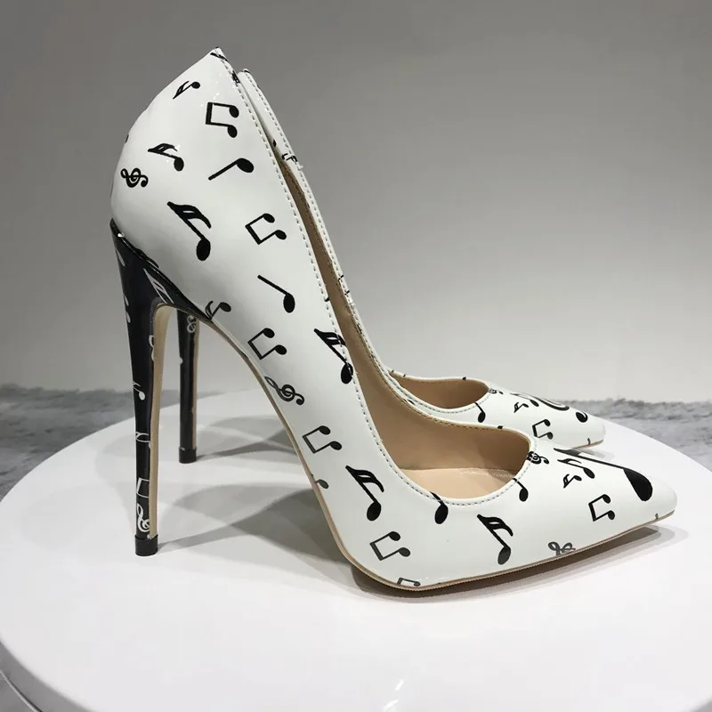 

Fashion single shoes spring and summer pointed toe shallow mouth stiletto patent leather white catwalk high heels women