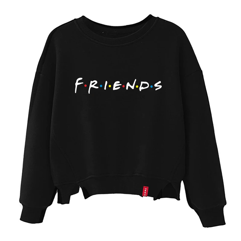 Толстовка с героями телесериала друзья Женская толстовка kpop king queen gothic осень 2019