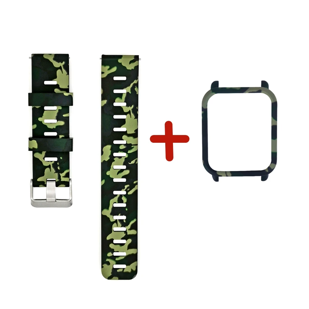 19 Huami Amazfit Bip BIT PACE Lite Youth 20 мм спортивный силиконовый ремешок для Xiaomi Смарт часы сменный ремешок - Цвет: 19