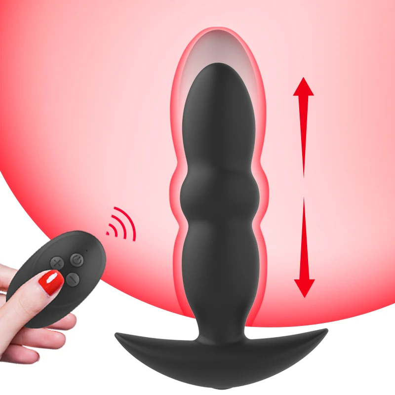 

Беспроводной Телескопический Анальный вибратор с дистанционным управлением Анальная пробка для мужчин массажер простаты вагинальный фаллоимитатор для женщин мужчин секс-игрушки для мужчин геев