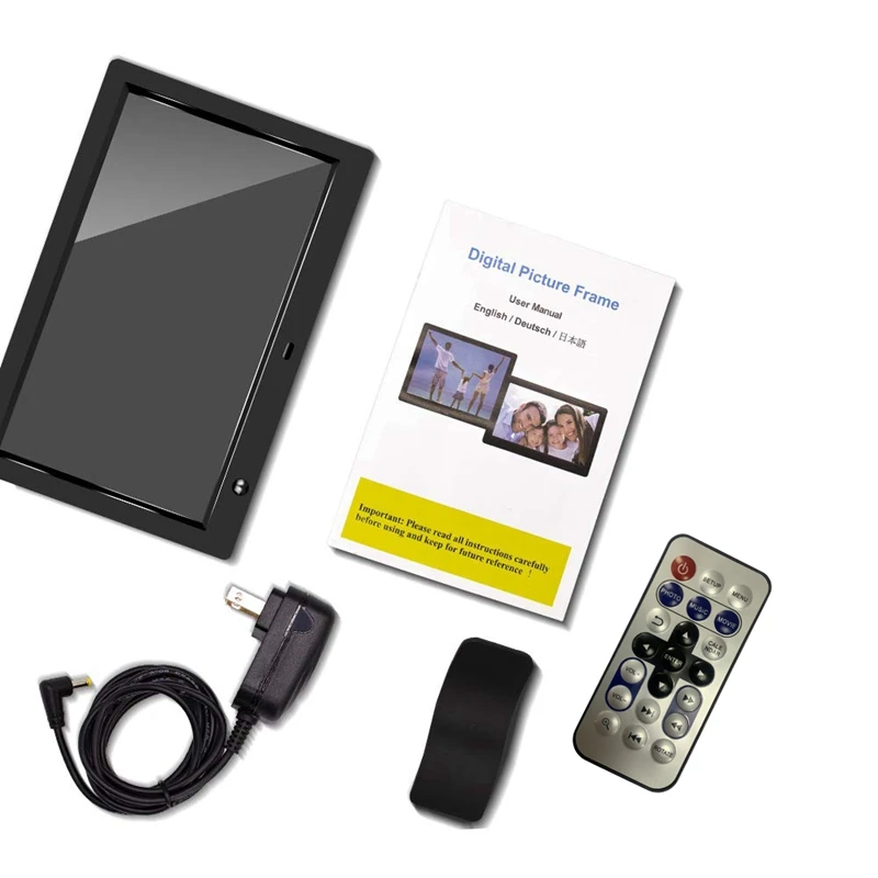 10 1 дюймов ips 1080P HD дисплей Цифровая фоторамка видео плеер MP3 время Авто Поворот