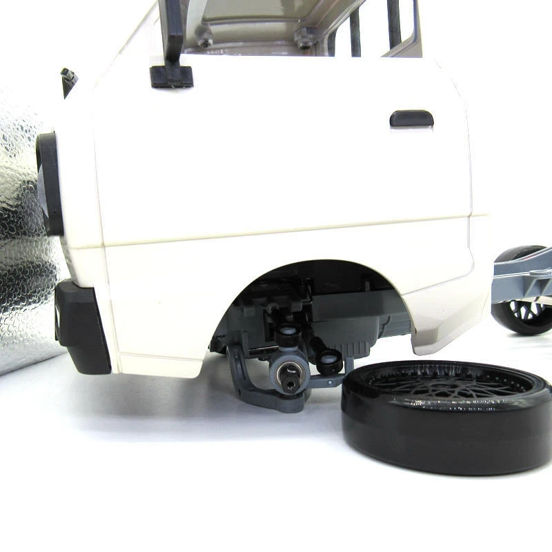 

RC Car Body Armor Surrounded Kits Cover for WPL D12 & Hard Pattern Drift Tire Tyre Wheel with 5mm Wheel Hub Hex Adapter