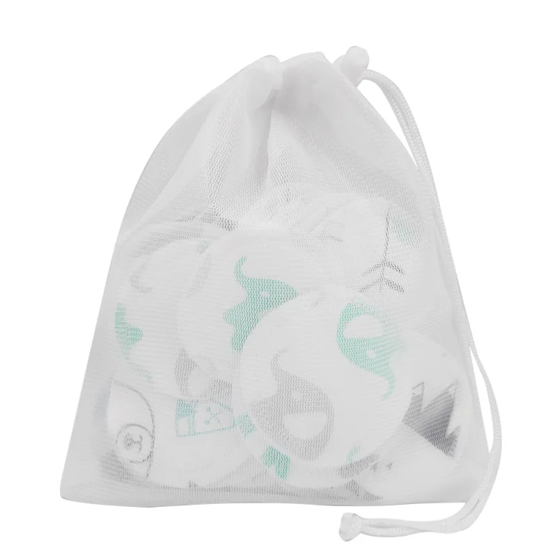 12 шт. многоразовые подкладки для стирки ногтей с мешком стирки|Детские