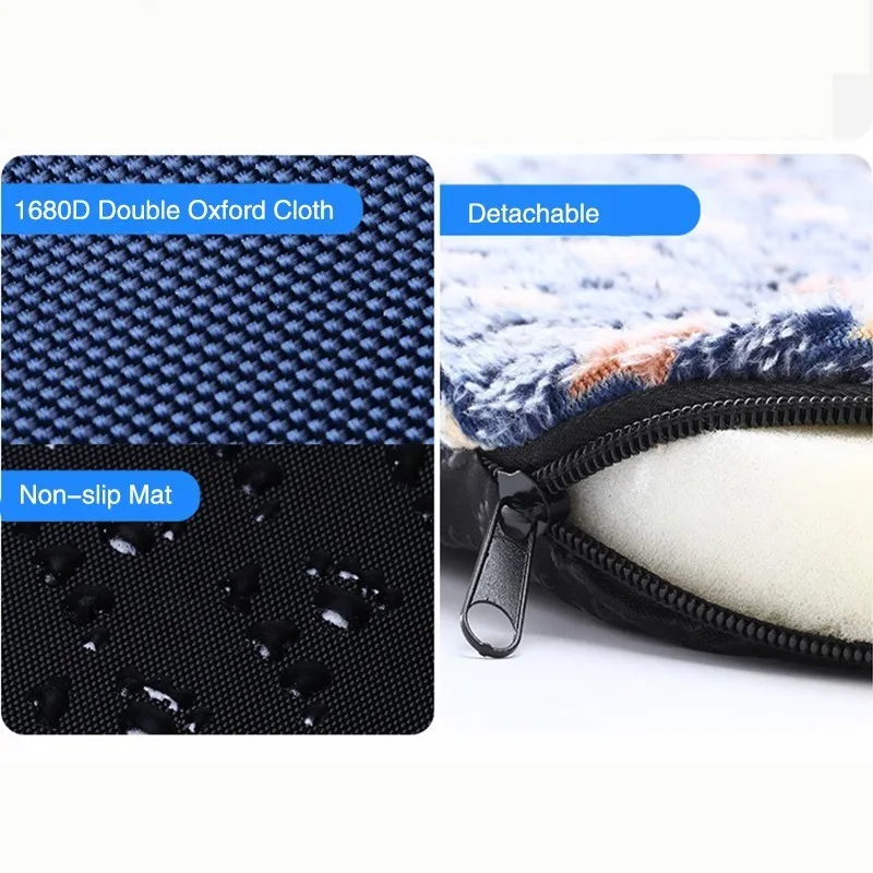 Всесезонная кровать для собак съемный домик щенков и кошек Удобная подкладка со