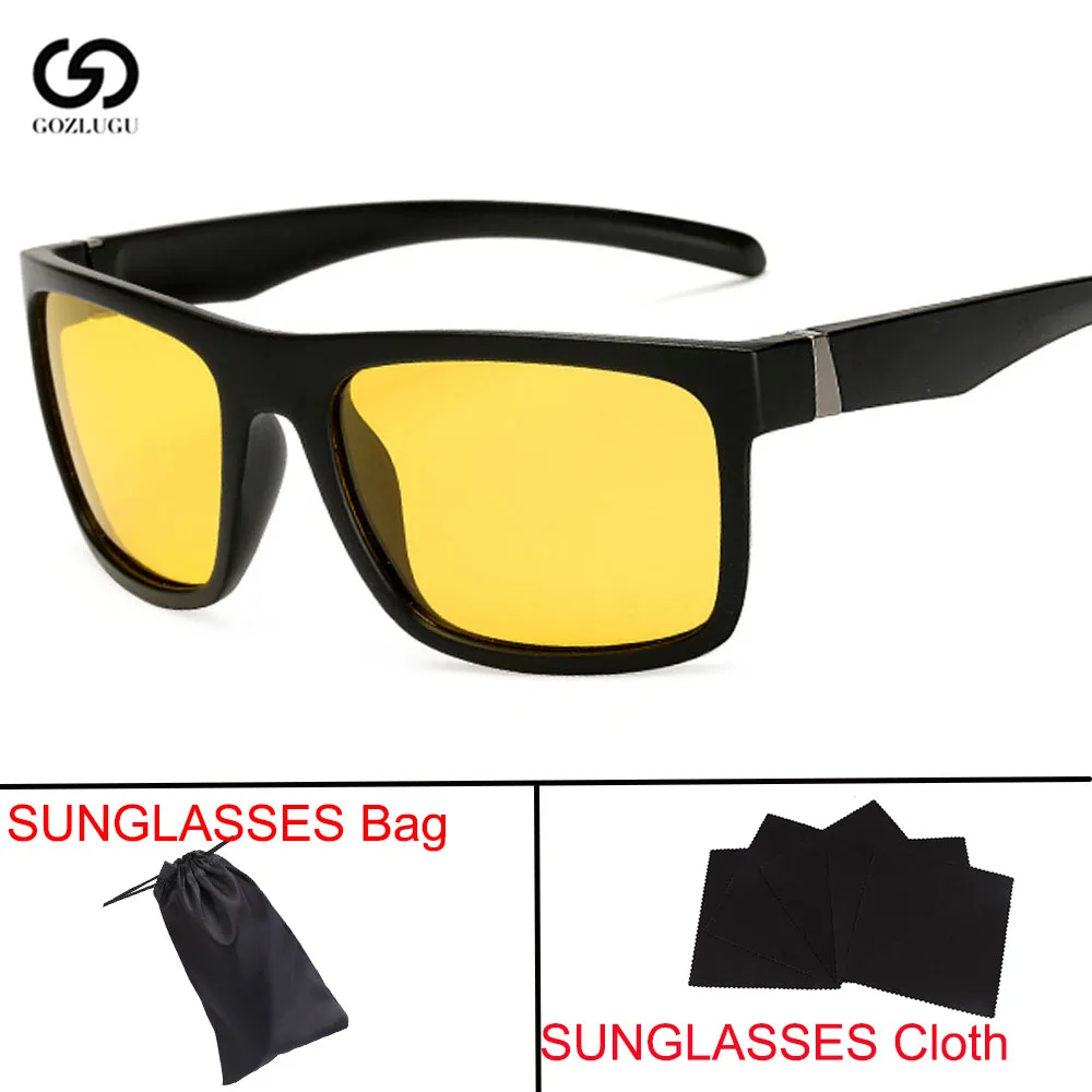 2019 горячая распродажа мужские очки для водителей ночного видения антибликовые