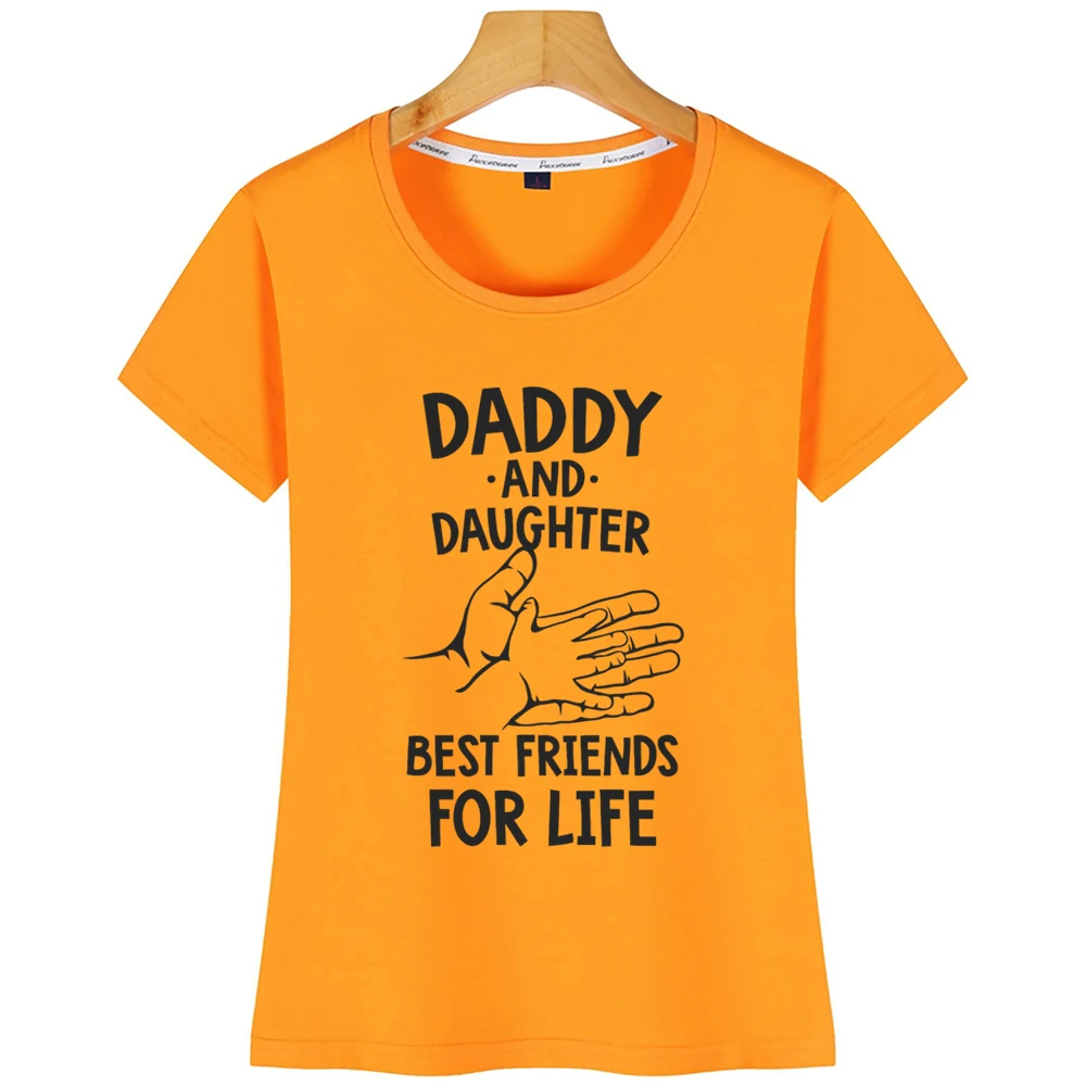 Футболка женская с забавным винтажным принтом папа и дочь|Футболки| |