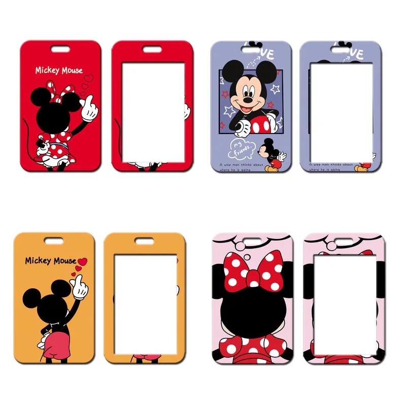 Горячая Disney Микки и Минни Маус мультфильм ПВХ карты студент Дамбо Дейзи висит шеи