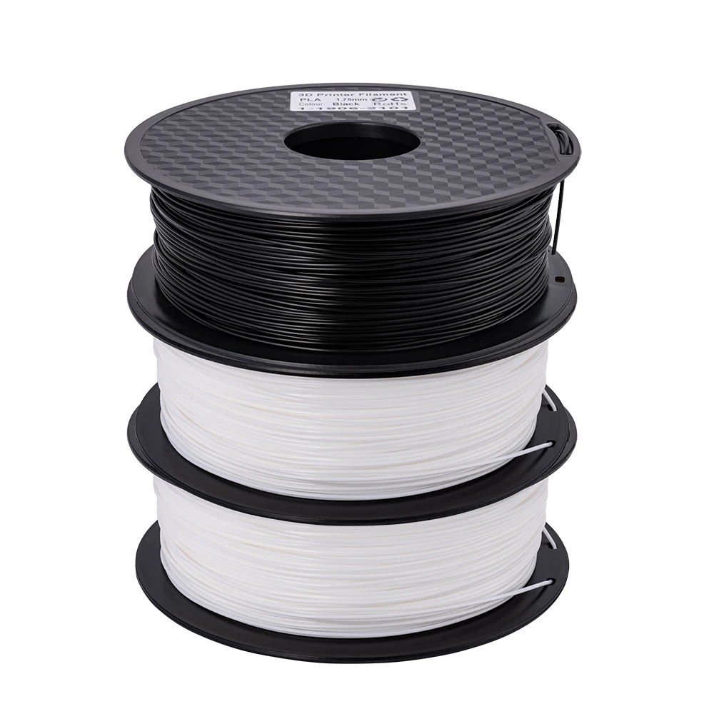 

Ender Brand PLA Filament Samples 2KG/3KG/roll 1.75mm Black/White Two Color Optional for CREALITY 3D Printer /Reprap/Makerbot