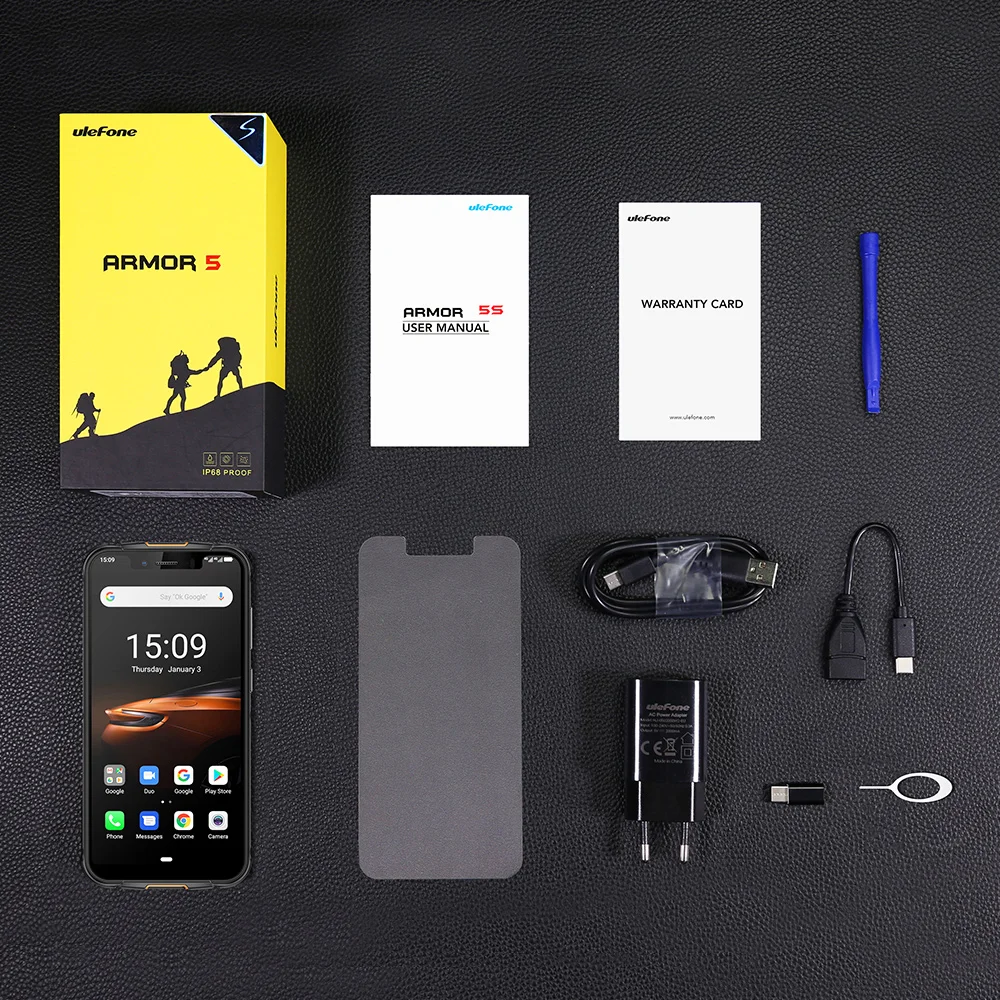 Смартфон Ulefone Armor 5S Android 9 0 IP68 NFC 5 85 дюйма 4 + 64 ГБ 5000 мА · ч|Смартфоны| |