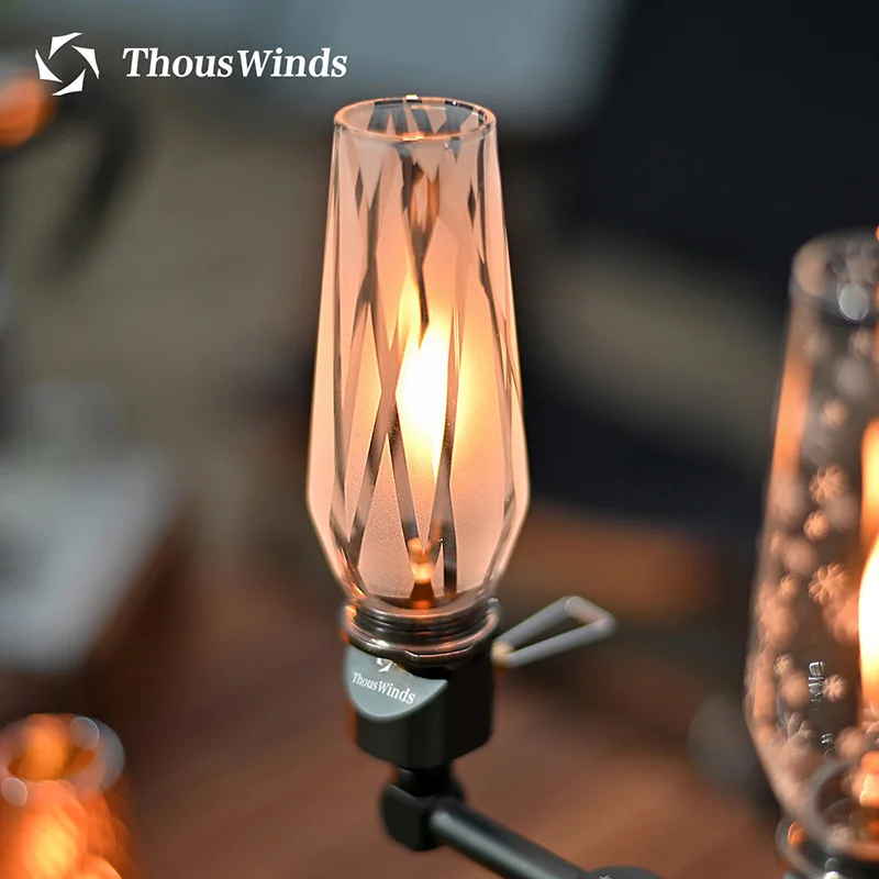 Thous Winds Jeebel Camp BRS-55 Snow Peak GL-140 Wass Gas Lamp Glass  Lantern Outdoor Lamp Replacement Lampshade Accessories