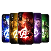for xiaomi redmi k40 gaming k30i k30t k30s k30 ultra k20 10x pro 5g black phone case marvel hero colorful silicone cover