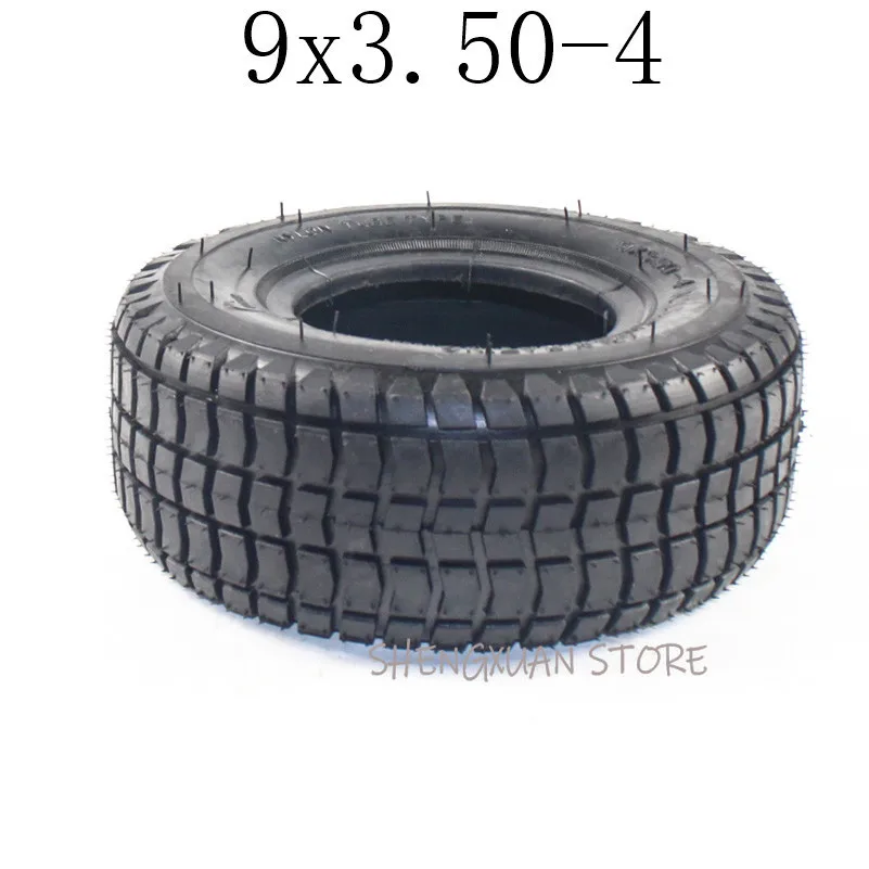 Бескамерная шина 9X3.50 4 для скутера 9 &quotx3 1/2&quot (9x3 50 4) и 2 80/2 или 3 00 дюйма бескамерная