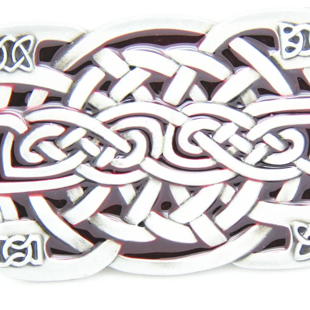 

Original western European zinc alloy belt buckle with retro pattern is suitable for 4.0 belt buckle for men and women