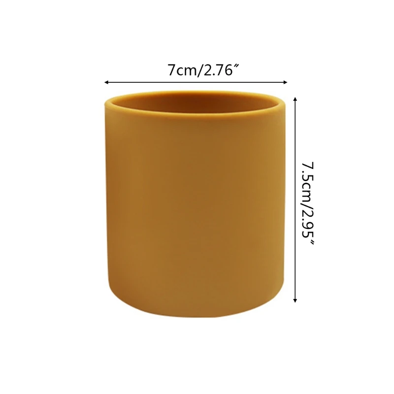 

Thickened Anti-scalding Baby Learning Feeding Cups Soft Silicone Drop Resistant for Toddlers and Children Drinking Cup