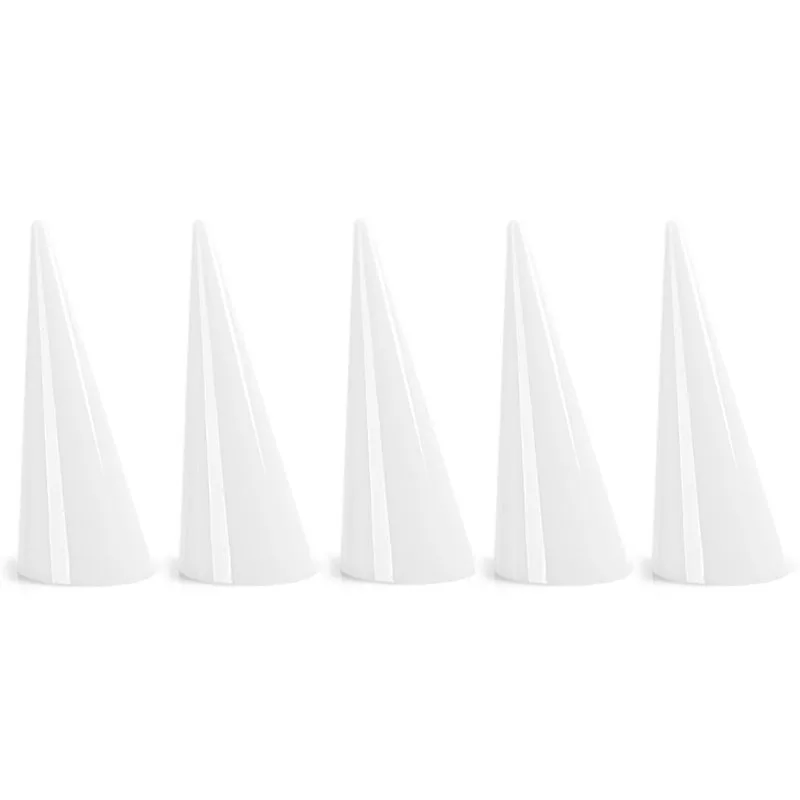 

1Pc Plastic Finger Cone Fingertip Ring Stand Display Showcase Holder Storage