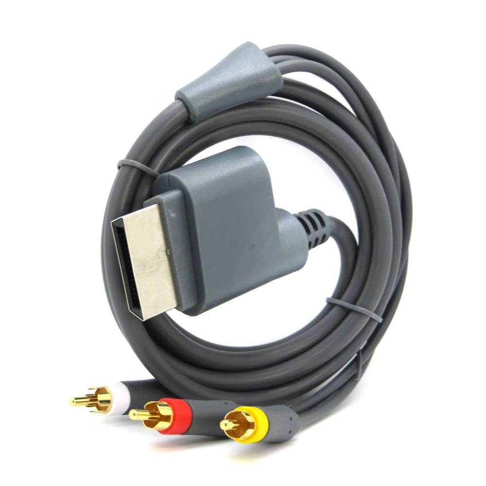 1 8 м/6 футов для игровой консоли Microsoft XBOX 360 Xbox композитный 3 RCA стерео HD ТВ Аудио AV