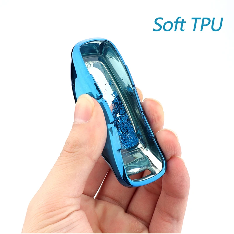 Мягкий ТПУ чехол для ключа автомобиля Quicksand защитный ключей стильные