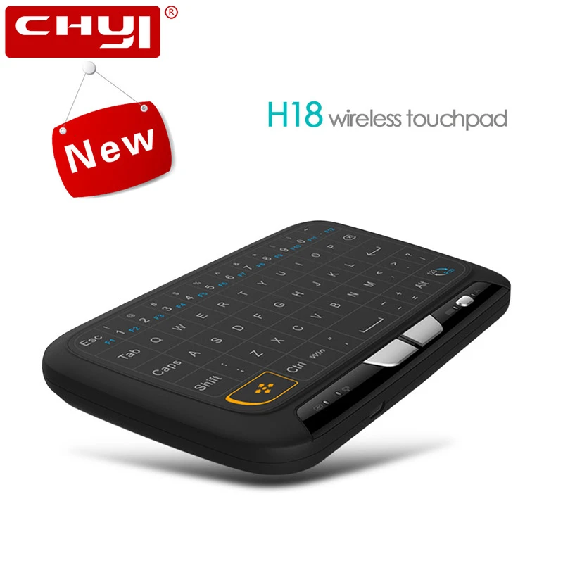 Беспроводная мини-клавиатура H18 Air Mouse полноэкранная Сенсорная панель 2 4 ГГц