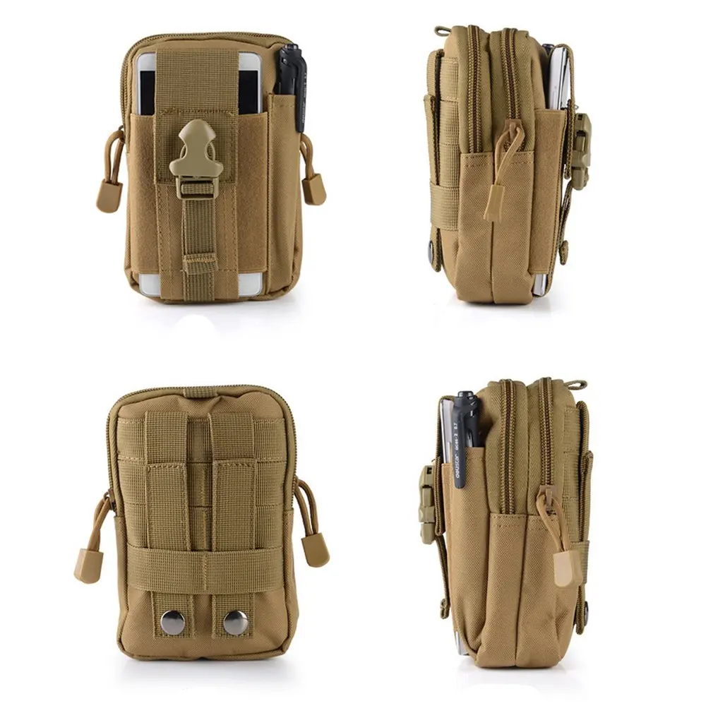 

Tactical Molle Pouch Waist Bag Waterproof Nylon Multifunction Casual Men EDC Tool Bag Small Bag Mobile Phone Case Hunting Bag